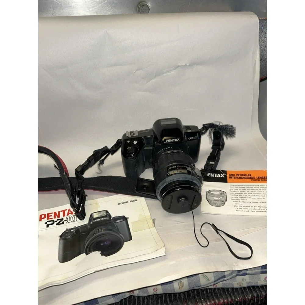 PENTAX PZ-10 35mm SLR Camera with 28-80mm 1:3.5-4.5 Zoom Lens As Is